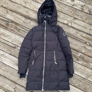 Rudsak Joelle Womens Quilted Down Winter Coat Jacket Sustainable Puffer Small